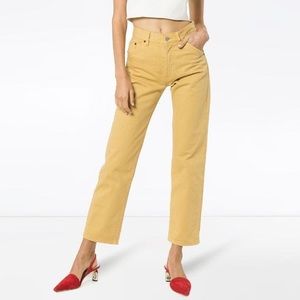Jacquemus Le Jean in Pale Yellow